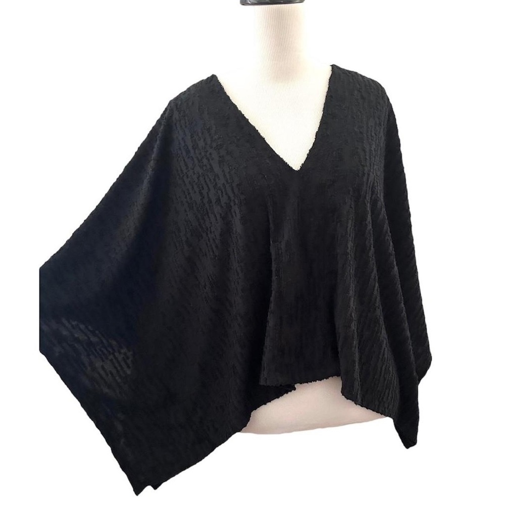 ZARA Basic Kimono Style Textured Blouse